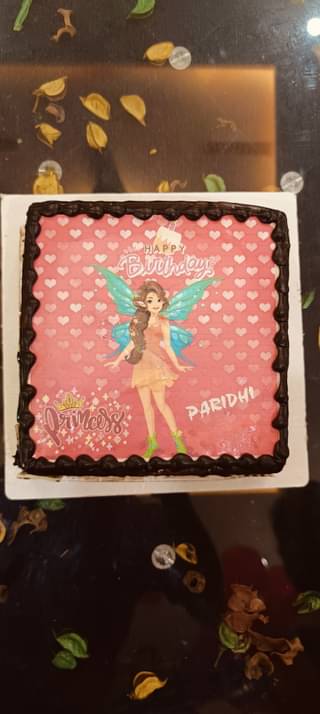 Square Pink Barbie Poster Cake