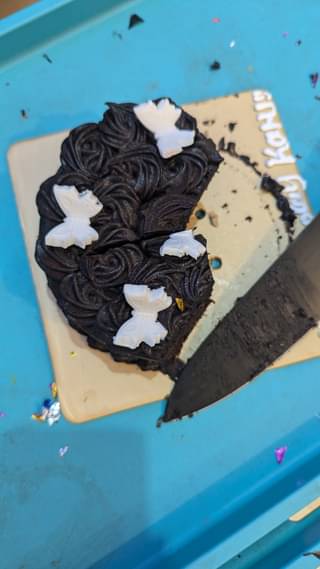 Chocolate Truffle Butterfly Topping Cake