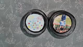 Set of Two Personalised Chocolate Jar Cakes