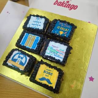 Personalised Bday Brownies