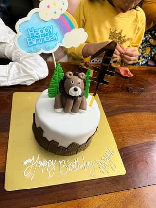 Jungle Joy Lion Cake