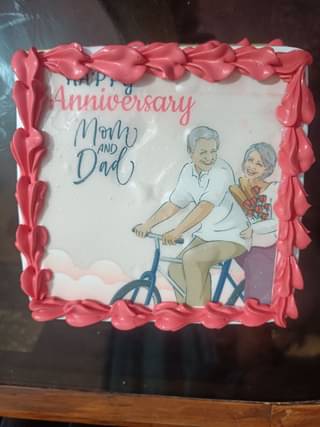 Custom Anniversary Cake