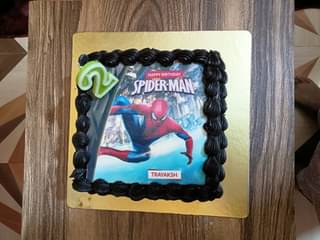 Spider Man Birthday Cake