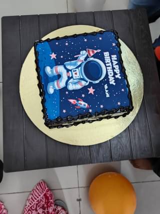 Astronaut Theme Birthday Cake