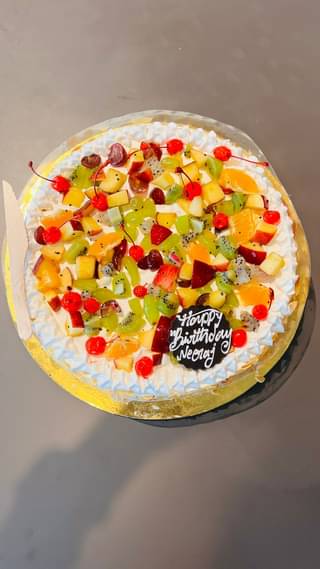 Tropical Fruit n Almond Cake