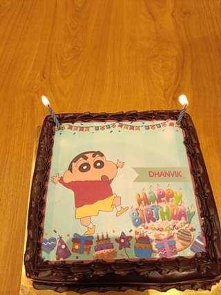 Shinchan Poster Cake