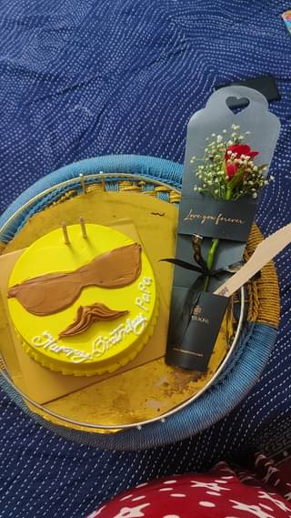 Dapper Dad Moustache Cake