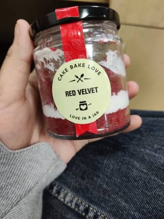 Red Velvet Single Jar Cake