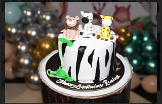 Zoo Party Cake