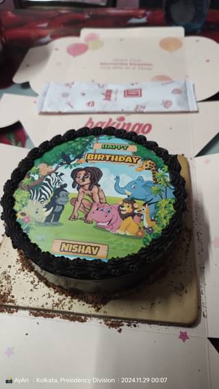 Jungle Fun Mowgli Birthday Cake