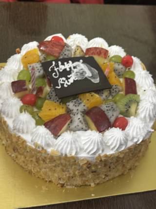 Tropical Fruit n Almond Cake