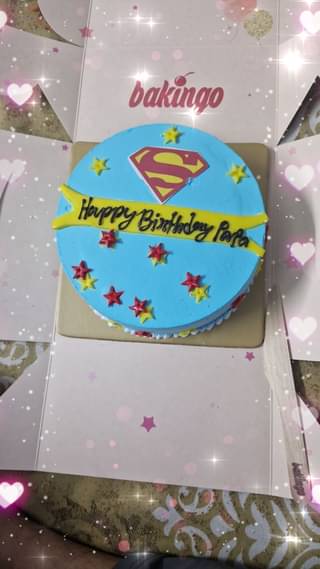 Super Man Cake for Dad