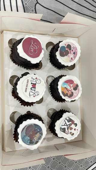 Love You Baby Custom Cupcakes