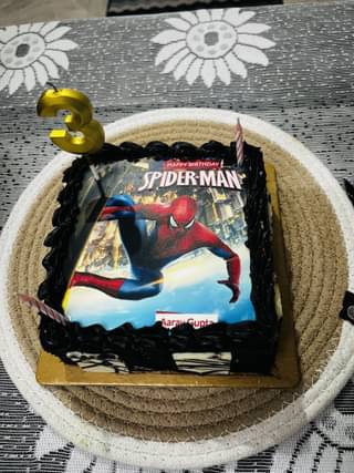 Spider Man Birthday Cake