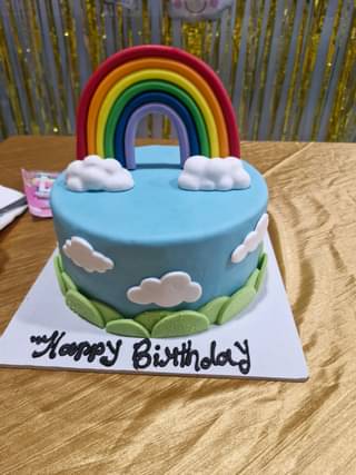 Rainbow Fondant Delight