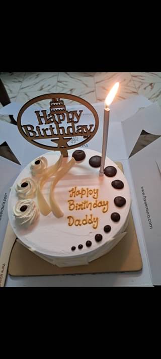 Delightful Butterscotch Birthday Cake