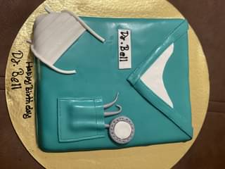 Dear Doctor Fondant Cake