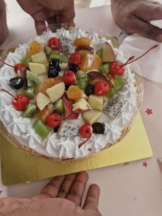 Tropical Fruit n Almond Cake