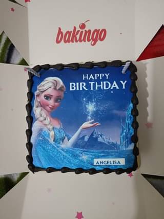 Elsa Ice Delight Cake