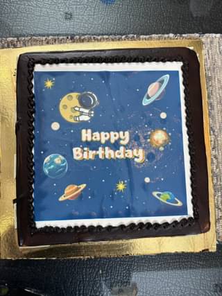 Space Theme Cake