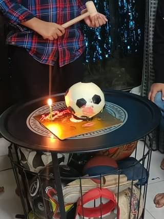 Playful Pinata Soccer Cake