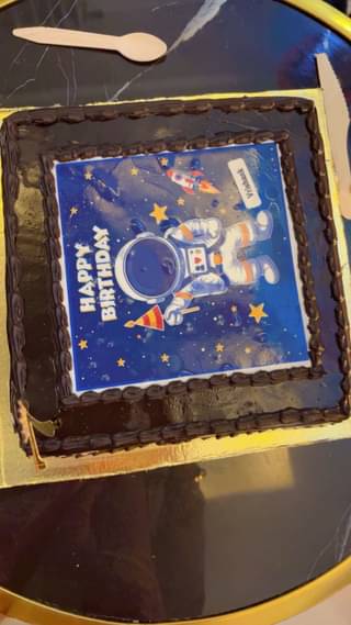 Astronaut Birthday Cake