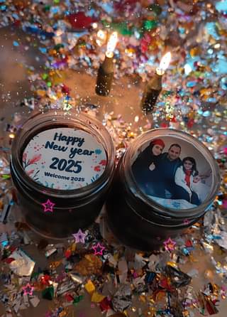 Choco New Year Jar Cakes