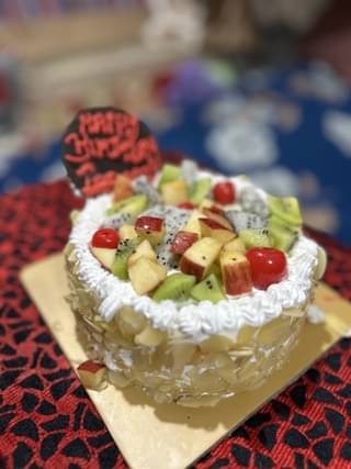 Tropical Fruit n Almond Cake