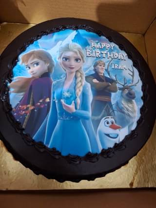 Frosty Fantasy Theme Cake