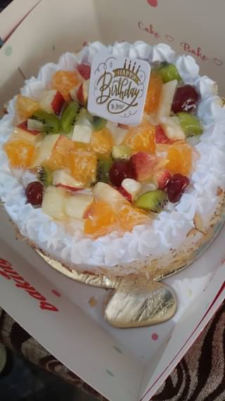 Tropical Fruit n Almond Cake