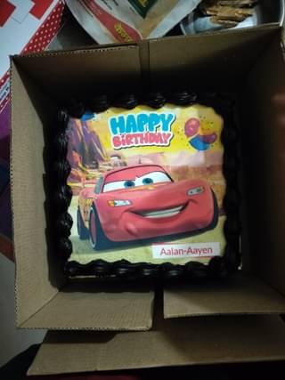 Car Bday Poster Cake