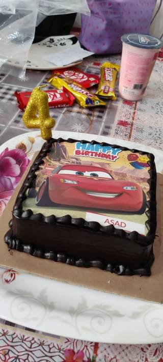 Car Bday Poster Cake