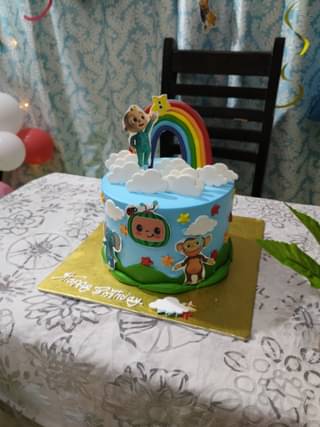 Playful Cocomelon Theme Crea m Cake