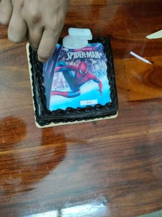 Spider Man Birthday Cake