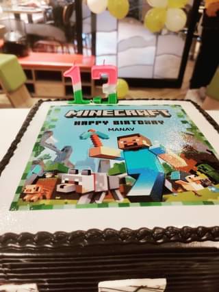 Minecraft Birthday Cake