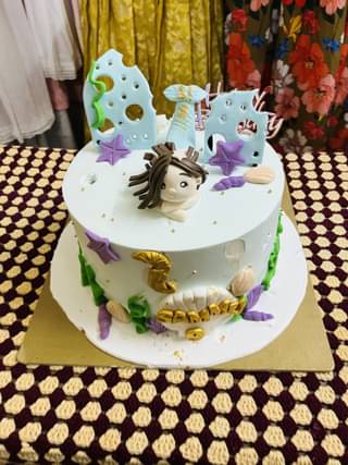 Mystical Mermaid Fondant Cake