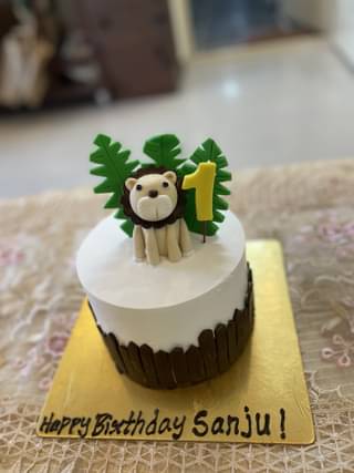 Jungle Joy Lion Cake