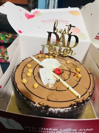 Best Dad Butterscotch Cake