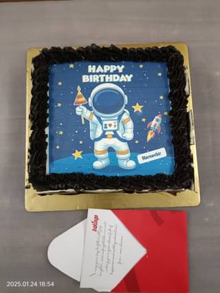 Astronaut Birthday Cake