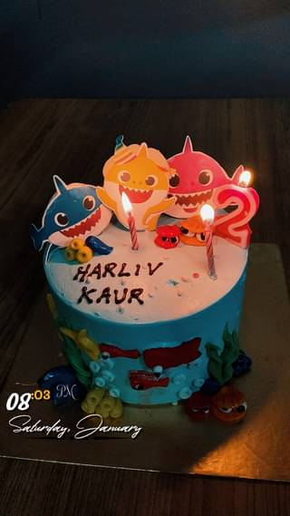 Baby Shark Cute Cake