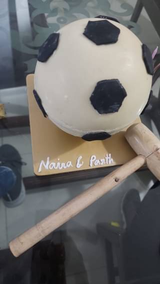 Playful Pinata Soccer Cake