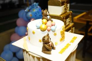 Teddies Baby Shower Cake