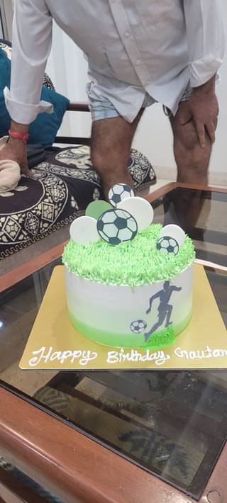 Soccer Theme Cake