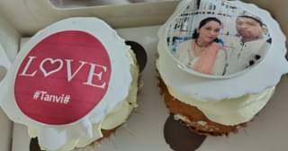 Personalised Cupcakes For Couple 2 Pieces