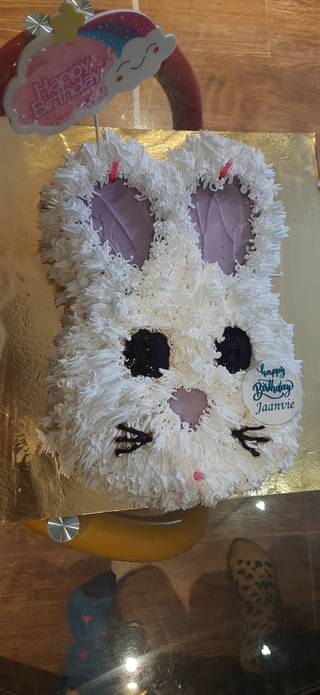 Furry Bunny Cream Cake