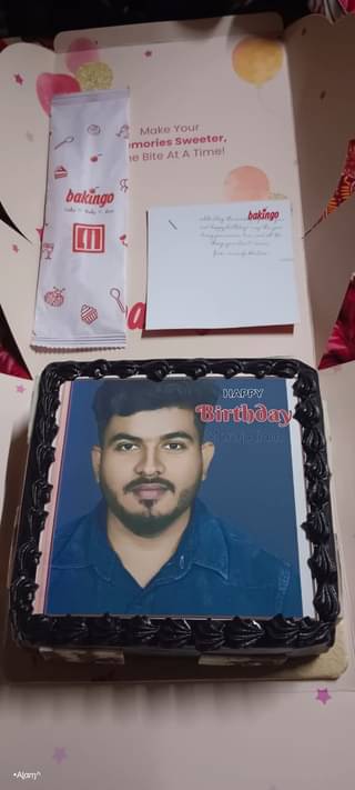 Photo Cake Square Shape