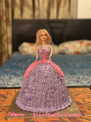 Barbie Cream Cake