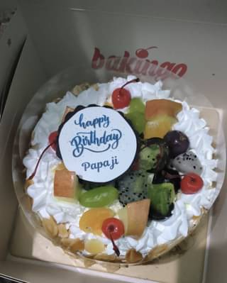 Tropical Fruit n Almond Cake