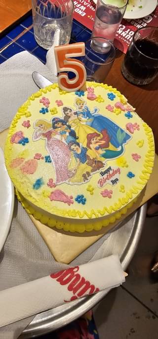 Enchanting princess theme cake