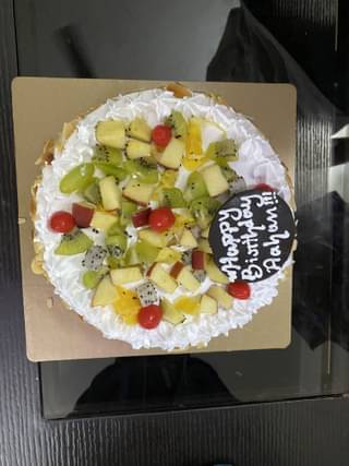Tropical Fruit n Almond Cake